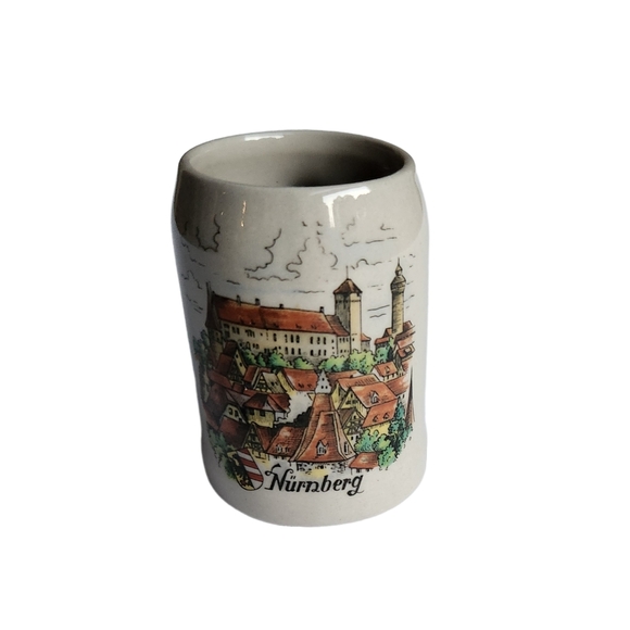 Nürnberg Mini Stein Ceramic Shot Glass from Der Töpferladen, Nuremberg Germany - Picture 1 of 8